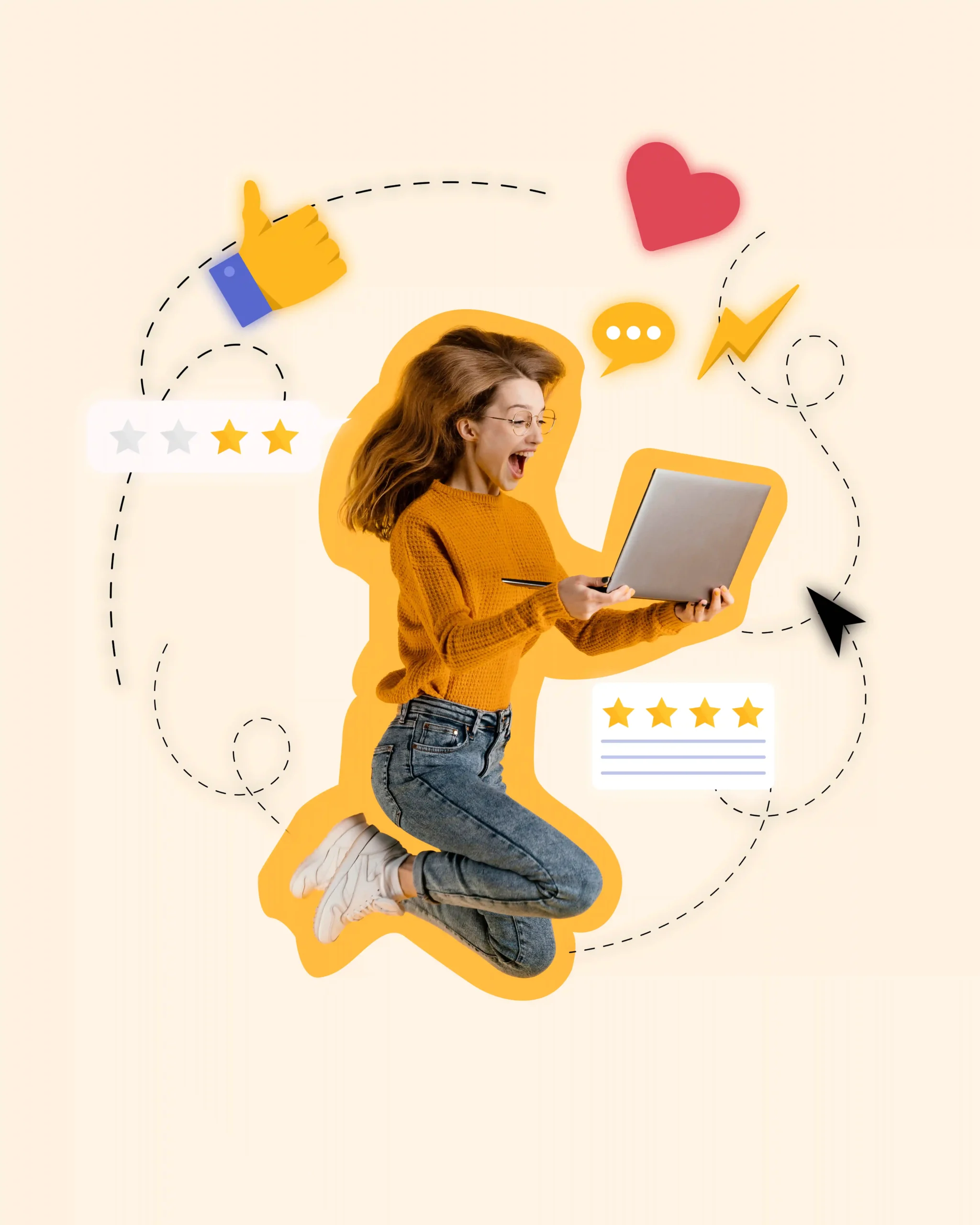 customer-experience-creative-collage