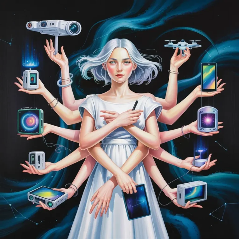 Digital marketing freelancer in palakkad holding various electronics